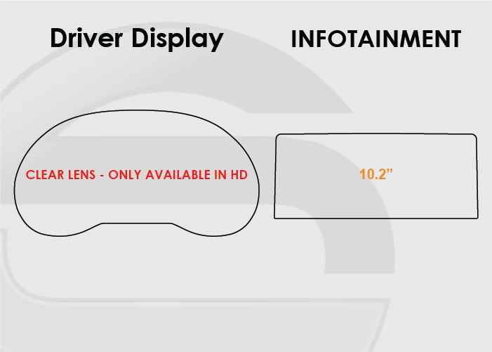 2019-2025 Acura RDX Driver Display and 10.2 inch Infotainment