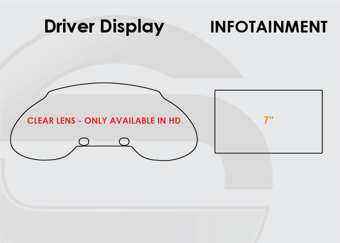 2009-2017 Audi Q5 Screen ProTech Kit Driver Display Infotainment. Shields your screens from scratches and helps reduce greasy fingerprints.