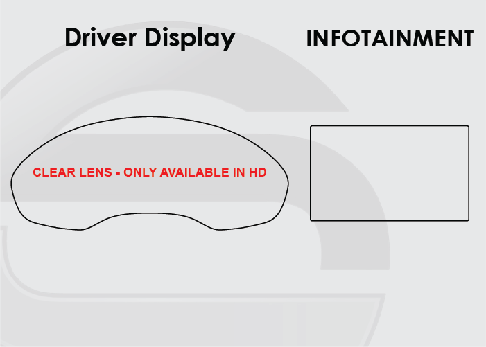2012-2018 Audi A6 Screen ProTech Kit Infotainment Driver Display. Enhances screen clarity by resisting scratches and reducing fingerprint smears.