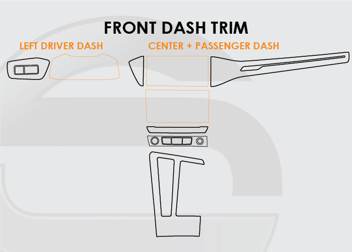 2019-2025 Audi A7 Screen ProTech Kit Front Dash and Center Console. Screen ProTech film helps protect your screens from scratches while reducing fingerprints and smudges.