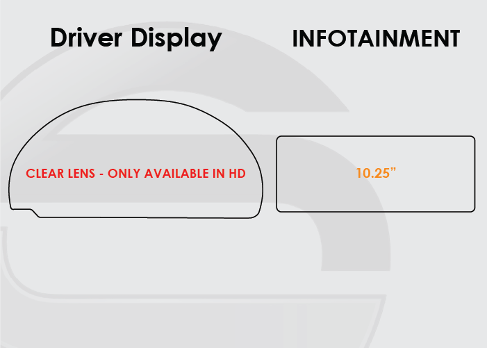 2010-2015 BMW 7 Series Screen ProTech Kit Driver Display Infotainment. Protects against everyday scratches and reduces fingerprint buildup on screens.