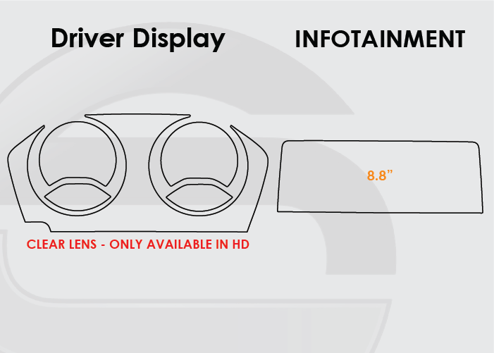 2018-2023 BMW X2 Screen ProTech Kit 8.8in Nav. Resists scratches and scuffs while reducing fingerprints and smudges on your screens.