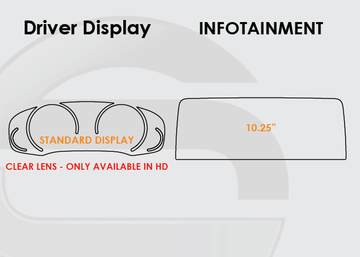 2019-2021 BMW X4 Screen ProTech Kit Standard Driver Display 10.25in Infotainment