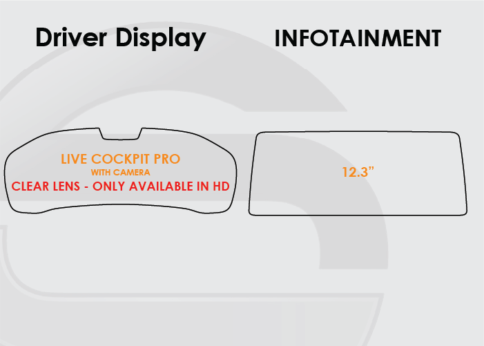 2022-2025 BMW X4 Screen ProTech Kit Live Cockpit Pro 12.3in Infotainment
