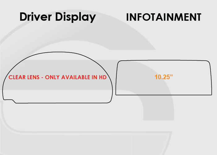 2014-2018 BMW X5 Screen ProTech Kit Screens. Custom screen protection helps keep driver display and touchscreen surfaces clearer with fewer smudges.