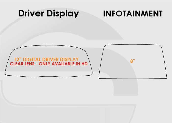 2020-2025 Cadillac CT4 Screen ProTech Kit Digital Driver Display 8in Infotainment