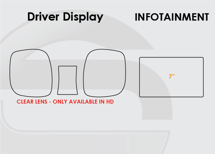 2013-2015 Chevy Malibu Screen ProTech Kit Driver Display 7in Infotainment. Helps prevent scratches and minimizes fingerprints to keep your screens looking new.