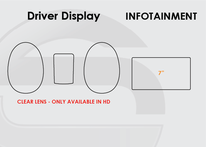 2014-2017 Chevrolet SS Screen ProTech Kit Driver Display 7in Infotainment. Resists scratches and scuffs while reducing fingerprints and smudges on your screens.