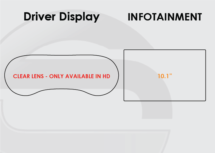 2021-2026 Chrysler Pacific Screen ProTech Kit 10.1" Infotainment. Enhances screen clarity by resisting scratches and reducing fingerprint smears.
