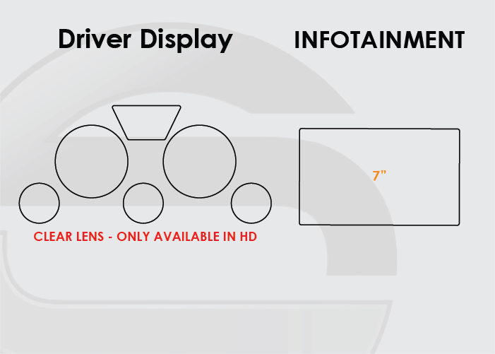 2013-2016 GMC Acadia Screen ProTech Kit Standard Driver Display 7in Infotainment. Resists scratches and scuffs while reducing fingerprints and smudges on your screens.