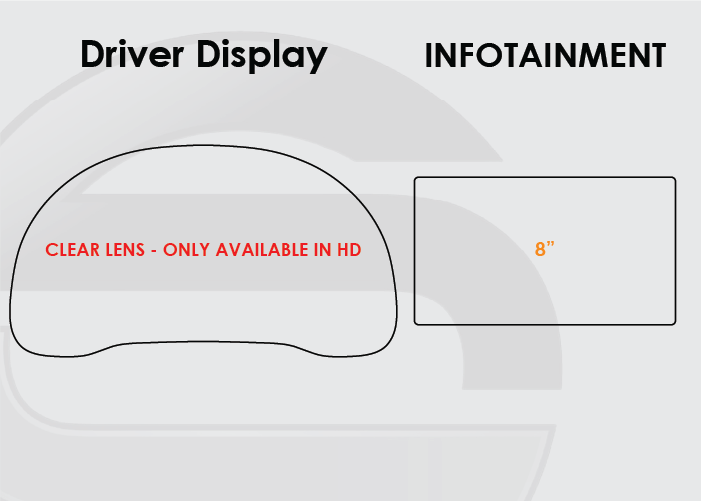 2017-2019 Hyundai Ioniq Screen ProTech Kit Driver Display 8in Infotainment. Guards your screens from scratches while cutting down on fingerprints and smudges.