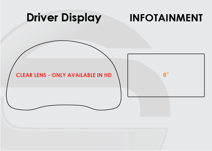 2017-2019 Kia Niro Screen ProTech Kit Driver Display 8" Infotainment. Helps prevent scratches and minimizes fingerprints to keep your screens looking new.