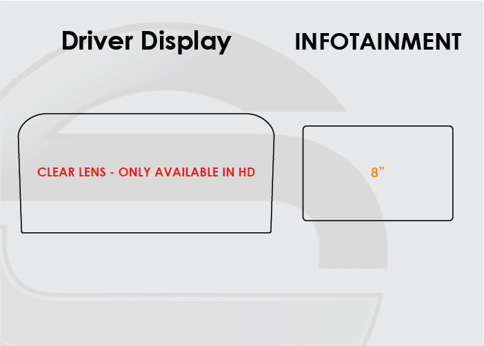 2021-2023 Kia Sorento Screen ProTech Kit Driver Display 8in Infotainment. Designed to resist scratching and lessen fingerprint marks on your screens.