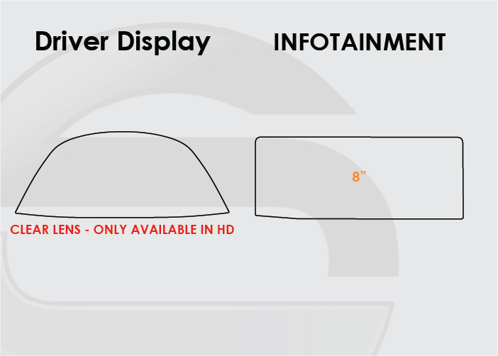 2019-2021 Lexus ES Screen ProTech Kit Driver Display 8in Infotainment. Guards your screens from scratches while cutting down on fingerprints and smudges.