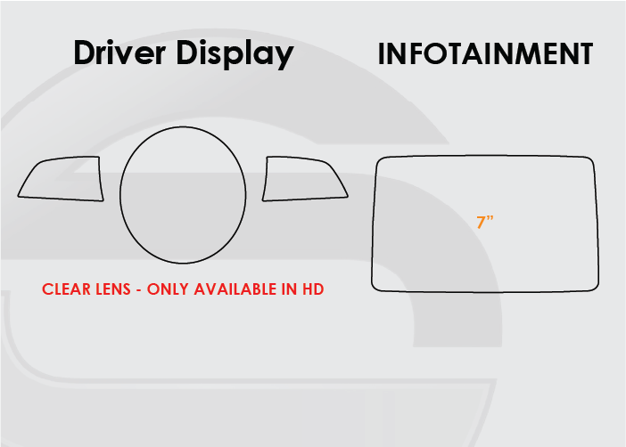 2016-2021 Mazda CX-3 Screen ProTech Kit Driver Display 7in Infotainment