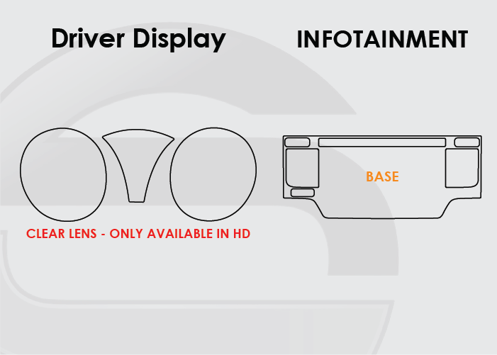 2013-2017 Nissan Juke Screen ProTech Kit Driver Display Base Infotainment. Designed to resist scratching and lessen fingerprint marks on your screens.