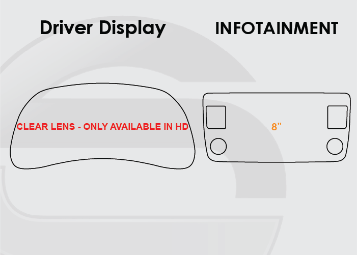 2020-2025 Nissan Leaf Screen ProTech Kit Driver Display 8in Infotainment. Helps keep screens scratch-resistant with fewer fingerprints and smudges.