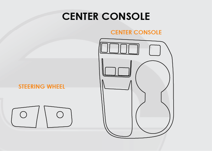 2025-2026 Nissan Murano Screen ProTech Kit Center Console Steering Wheel. Adds a durable barrier to resist scratches and reduce fingerprints on your screens.