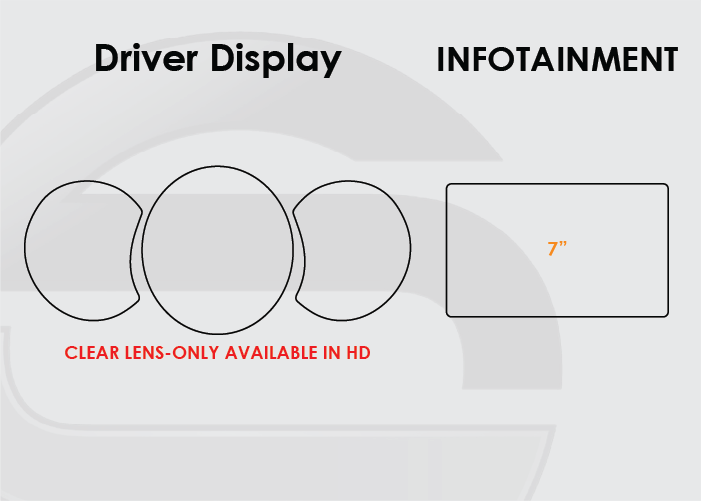 2013–2016 Porsche Cayman Screen ProTech Film