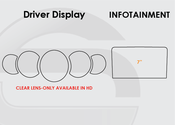 2017-2019 Porsche 911 Screen ProTech Kit Driver Display Infotainment