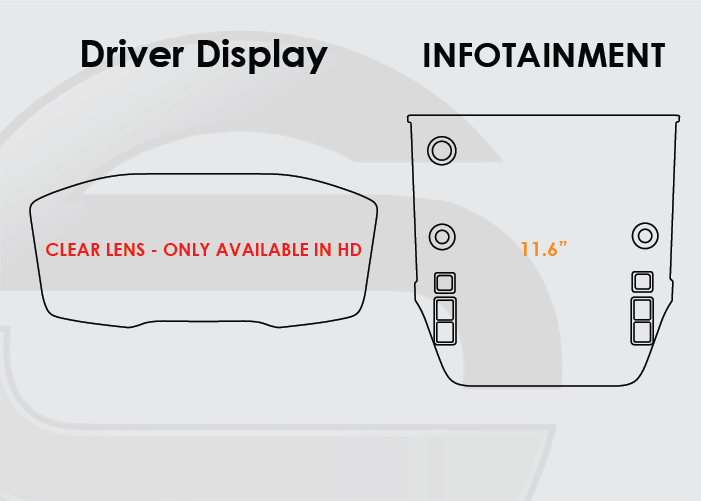 2020-2025 Subaru Legacy Screen ProTech Kit Driver Display 11.6in Infotainment