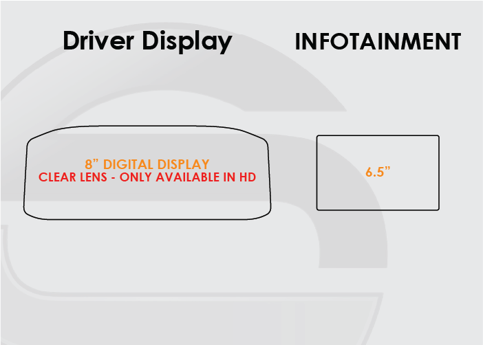 2019-2024 VW Jetta Screen ProTech Kit 8in Digital Driver 6.5in Infotainment