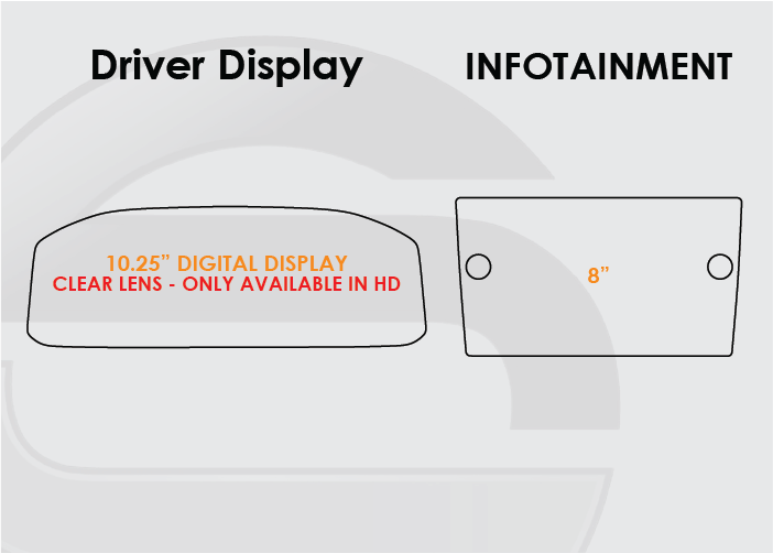 2019-2025 VW Jetta Screen ProTech Kit 10.25in Digital Driver 8in Infotainment