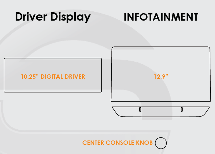 2025-2026 VW Tiguan Fim Only 10.25in Digital Driver 12.9in Infotainment. Enhances screen clarity by resisting scratches and reducing fingerprint smears.
