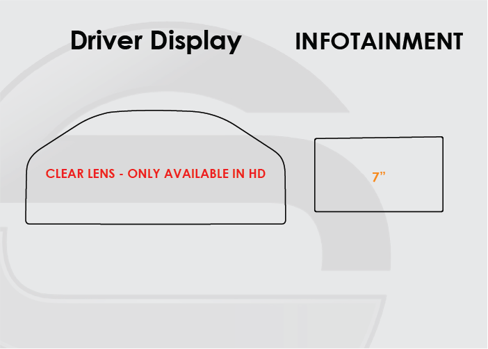 2011-2017 Volvo XC40 Screen ProTech Kit Driver Display 7in Infotainment. Designed to resist scratching and lessen fingerprint marks on your screens.