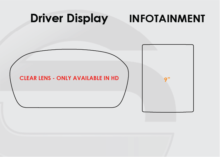 2018-2025 Volvo XC40 Screen ProTech Kit Driver Display 9in Infotainment. Helps keep screens scratch-resistant with fewer fingerprints and smudges.