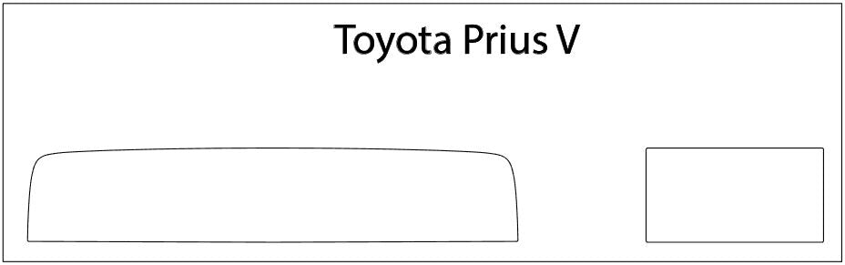 2012-2017 Toyota Prius V Screen ProTech Kit 6.1" Infotainment. Scratch-resistant screen protection helps preserve screen clarity while reducing fingerprints and daily wear.