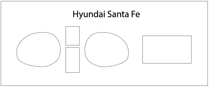 2014-2018 Hyundai Santa Fe Screen ProTech Kit Standard Driver Display Infotainment