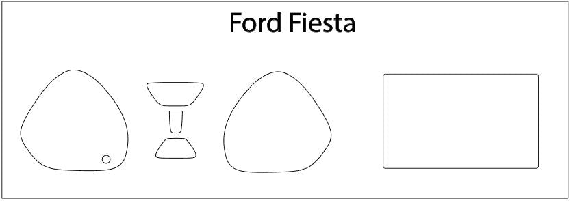2015–2019 Ford Fiesta Screen ProTech Film Infotainment 8"