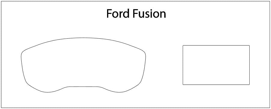 2017–2020 Ford Fusion Screen ProTech Film Infotainment 8"