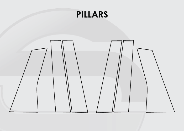 2022-2024 Acura MDX Pillars