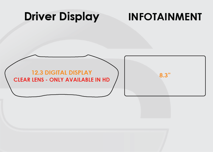 2018-2020 Audi Q5 Screen ProTech Kit 12.3 Digital Driver Display 8.3 Infotainment. Adds a durable barrier to resist scratches and reduce fingerprints on your screens.