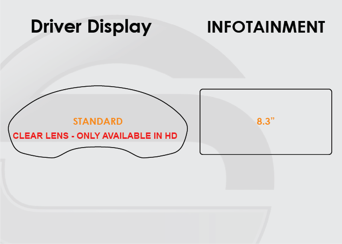 2018-2019 Audi A5 Screen ProTech Kit Infotainment and Driver Display. Adds a durable barrier to resist scratches and reduce fingerprints on your screens.