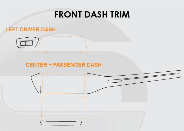 2019-2025 Audi A7 Screen ProTech Kit Front Dash Trim. Adds a durable barrier to resist scratches and reduce fingerprints on your screens.