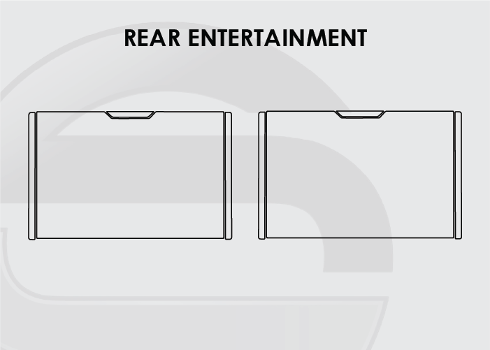2019-2025 Audi A8 Screen ProTech Kit Rear Entertainment Screens