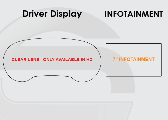 2015-2018 Audi Q3 Screen ProTech Kit Infotainment Driver Display