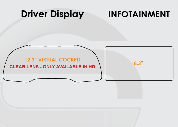 2017-2019 Audi Q7 Screen ProTech Kit Virtual Cockpit 8.3" Infotainment