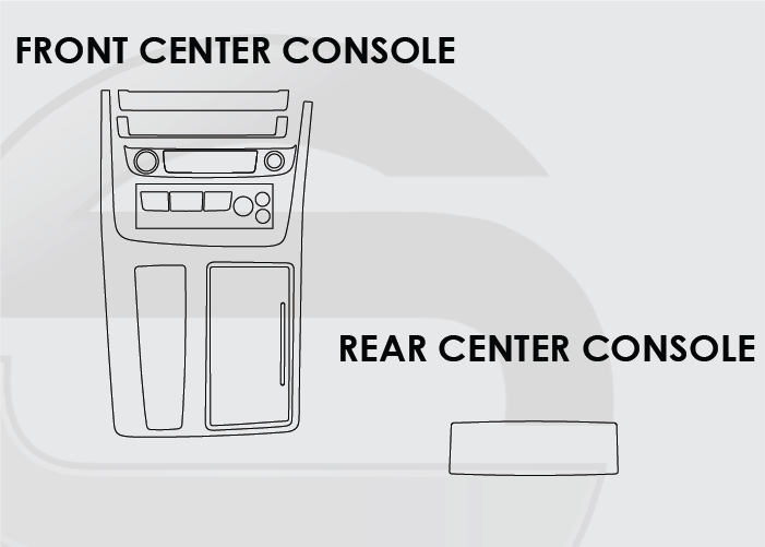 2020-2025 Audi Q7 Screen ProTech Kit Front Center Console Rear Center Console
