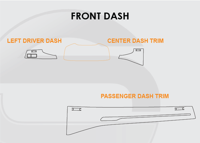 2020-2026 Audi Q7 Screen ProTech Kit Front Dash. Adds a durable barrier to resist scratches and reduce fingerprints on your screens.