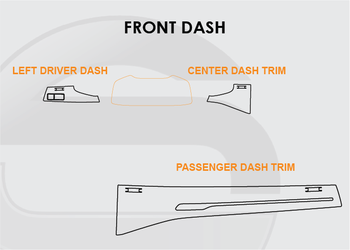 2019-2026 Audi Q8 Screen ProTech Kit Front Dash. Resists scratches and scuffs while reducing fingerprints and smudges on your screens.