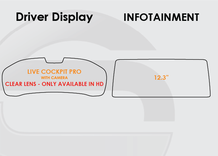 2022-2024 BMW X3 Screen ProTech Kit Live Cockpit Pro 12.3 Infotainment. Helps prevent scratches and minimizes fingerprints to keep your screens looking new.