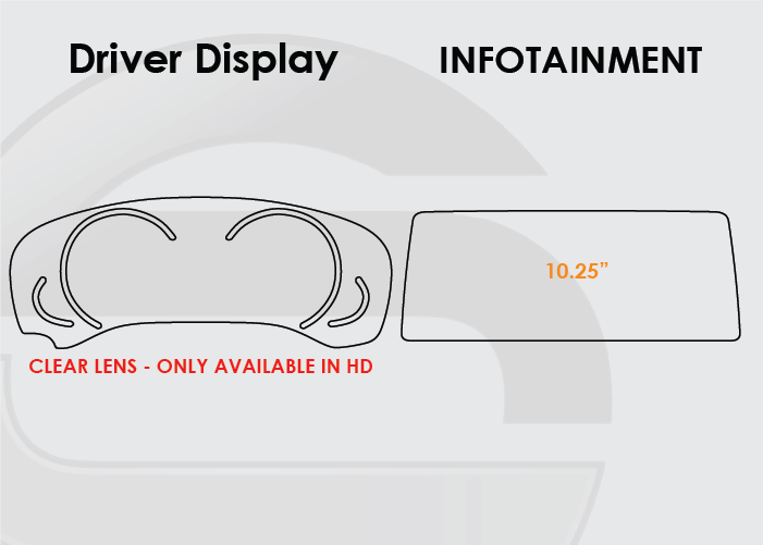 2016-2019 BMW 7 Series Screen ProTech Kit Driver Display Infotainment. Helps prevent scratches and minimizes fingerprints to keep your screens looking new.