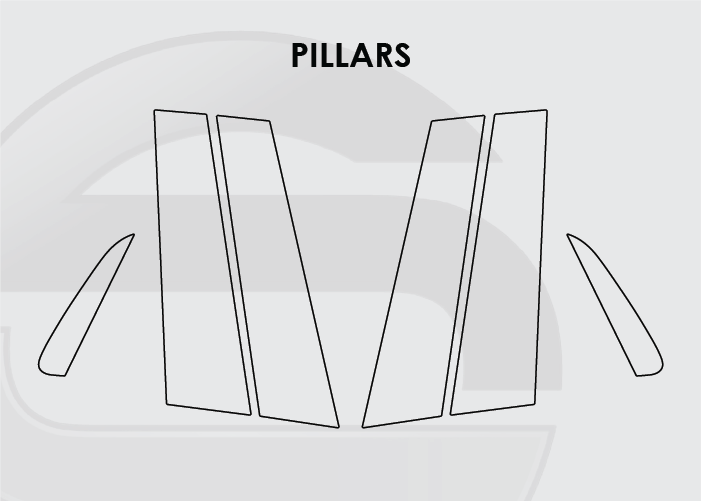 2018-2023 BMW X2 Screen ProTech Kit Pillars. Shields your screens from scratches and helps reduce greasy fingerprints.