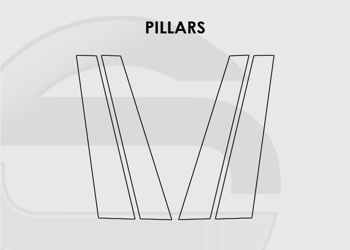 2019-2026 BMW X7 Screen ProTech Kit Pillars. Helps prevent scratches and minimizes fingerprints to keep your screens looking new.
