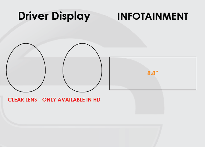 2009-2017 BMW Z4 Screen ProTech Kit Driver Display 8.8in Infotainment. Protects against everyday scratches and reduces fingerprint buildup on screens.