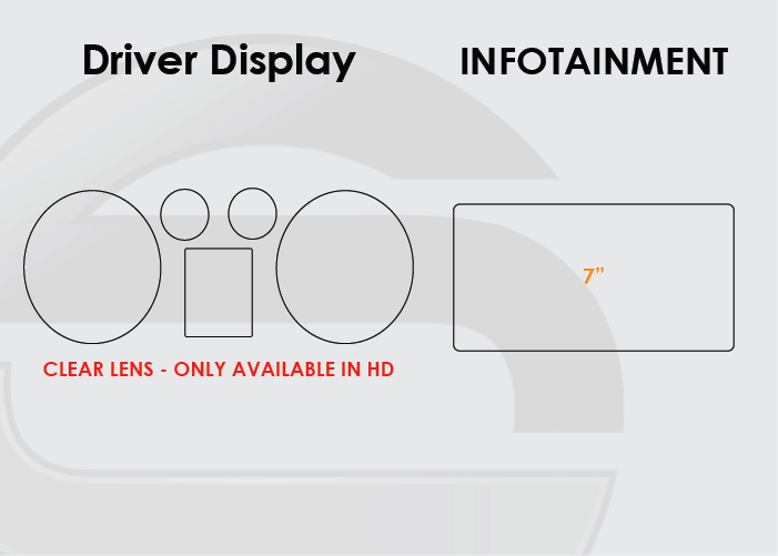 2016-2019 Buick Cascada Screen ProTech Kit Driver Display 7in Infotainment. Shields your screens from scratches and helps reduce greasy fingerprints.